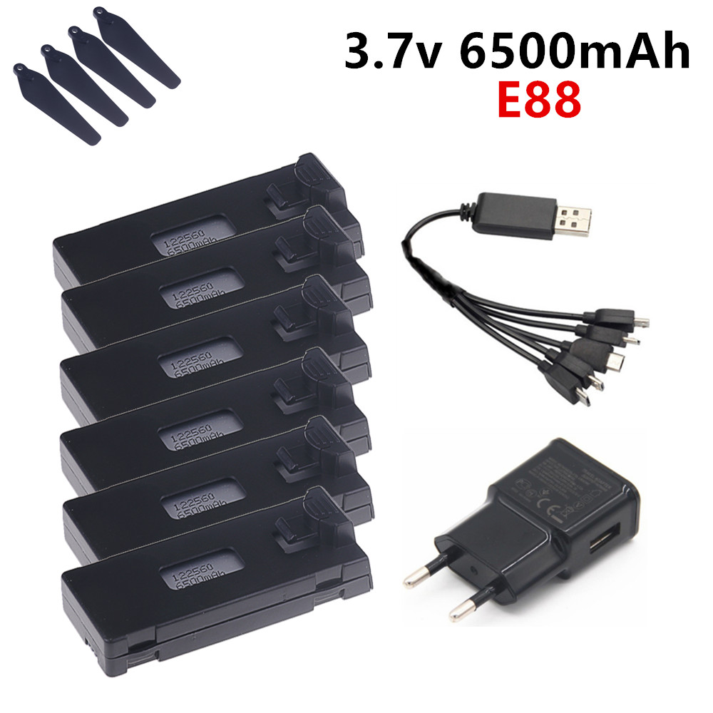 Bateria lipo 3.7v 6500mah para - Eachine Drone E58 avaliação e preço